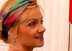 Mature European Cleaning Lady!