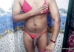 Indian crossdresser, men masturbating solo, amateur crossdresser