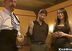 Maestro Stefanos Nerine Mechanique Jessie Cox Upper Floor Brunch BDSM Anal Threesome