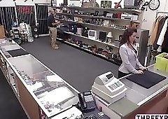 Busty Victoria bends for a hard pussy fuck