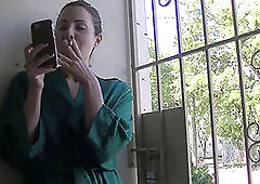 Wife braless in public, anja nude in public, hand fetish in public