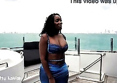 Large Butt Charlotte Sucks and Screws for Miami Yacht Day