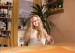 Golden-haired teen fulfilling her food fetish previous to getting screwed in pov action.