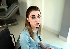 Amateur teen blowjob babe facialized and she loves it