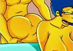 Nephew and Aunt screw los Simpson