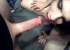 Luna sucks daddys cock