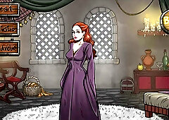 Animated fantasy duo Dany and Sansa explore themselves in a steamy cartoon parody