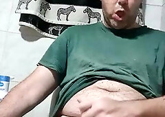 Getting off in douche 2