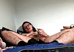 Getting off, straight guy, foot fetish
