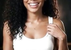 Ebony cutie takes 2 loads of cum by the end of this secret hookup ( AI Generated )