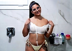 I DID AN EXPERIMENT WITH MY CLOTHES IN THE SHOWER