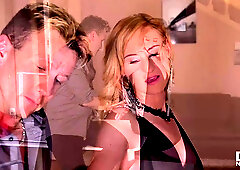 Damn Hot Submissive: Blonde Babe Ass Fucked in Handcuffs - PornWorld