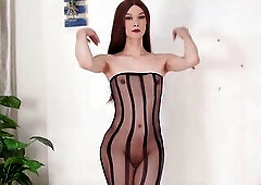 4k Tucking Super Thin Transparent Underware Dresses Try On Haul