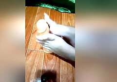 Longnails Dildo Playing