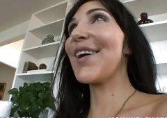 Busty Milf Gives Vibrator Show, Then Sucks Some Dick