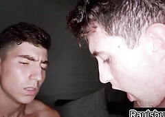 THE SEX ROOM!! Carmella dared to come into and came out with a lot of milk