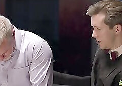 Intense gay fuck sesh with Isaac Parker and his teacher Dale Savage