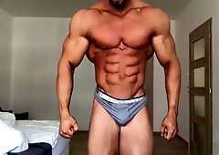 muscle hunk with a beard