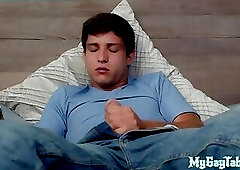 Unsaddled jock drills ass in taboo duo after deepthroating