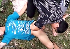 Doctor Twink: Medical asian ass to mouth in office