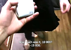 Czech Hunter: Weird blond hair fucking for money in jacuzzi