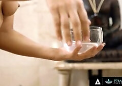 It's Oliver Flynn's first time going to a massage parlor and he's really shy. When his masseuse Adriana Maya realizes that, she decides