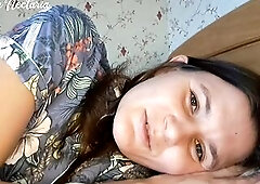 U loving Russian girlfriend is waking u up by sucking your penis (ASMR)