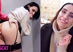 Russian Student Bangs in Butt near University previous to Lessons ? PUBLIC ANAL ?