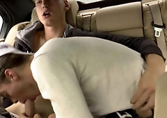 EastBoys: Casper together with Tommy tongue kissing in limo