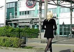 Transgender walk outside in public