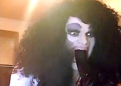 Black haired rosebutt pumping