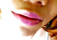 Pretty Asian ladyboy plays with her cock on webcam solo