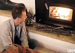 GrowlBoys - Lovemaking in the Forest Takes Monster Trouser Snake Sans A Condom