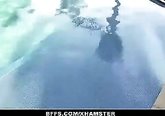 Best friends - crank checks young girls with drone