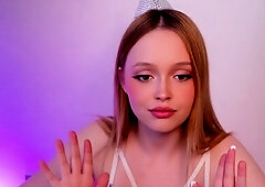 Emo teen Becka solo webcam masturbation
