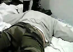 Randy spanking & feet trampling