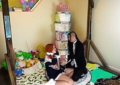 Wet For Stepdaddy - With Baby Blair