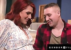 GENDERX FILMS - Redhead Kalli Grace Gets Her Tight Ass Destroyed By Baxxxs Monster