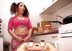 Maria Alive - FEEDEE - Reality Controller - Hungry Hungry Bimbo - Stuffing Party