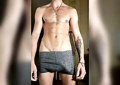 This fly is licking at my soaked boxers