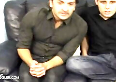 Scottish breasty pornstar Alexis May banged by 2 lads