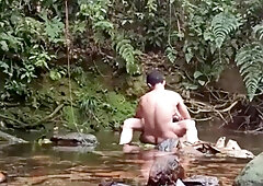 Assfucker intercourse by the sea