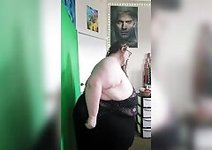 Lets disrobe and dance SSBBW side on view