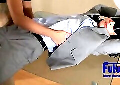 Asian Blindfolded and Edged