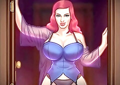 Kinky milf invites pizza delivery guy for a fun time in summertime saga