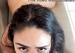 Sexy youthful married woman tells her cuckold spouse to relax and see her giving it to the large ebony chap with a giant jock.