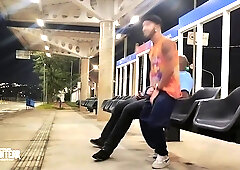 Bus Driver Picking up Passenger at Stop Flick two