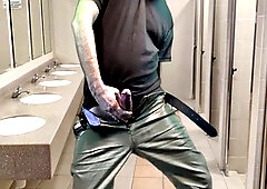 Public, hand job, dilf