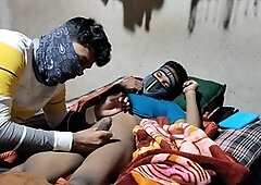 Indian twink boy couple enjoys passionate anal sex in their new house!