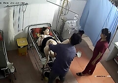 Hidden cam captures pregnant milf getting wet pussy fingered